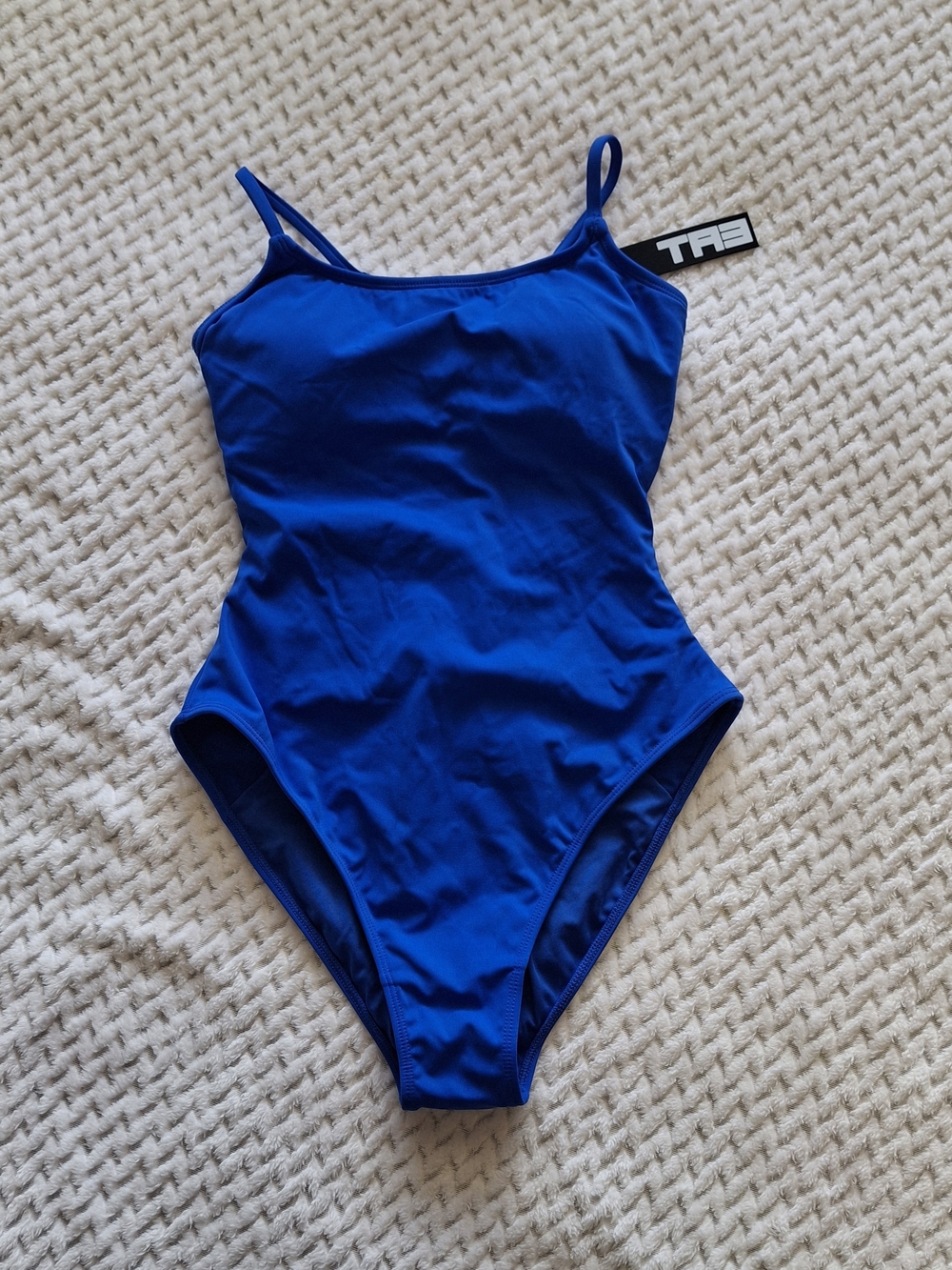 NWT TA3 Sapphire Lacey Body Sculpting One-Piece Swimsuit Medium with Short Torso